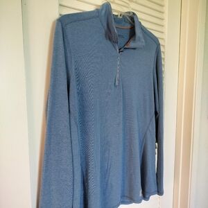 Carhartt Force Women's Quarter Zip Long Sleeve Pullover Size XL (16-18) Blue